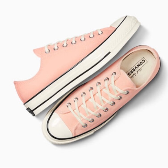 CONVERSE Chuck 70 Vintage Canvas Coral Low Top Shoes Unisex - Picture 7 of 8